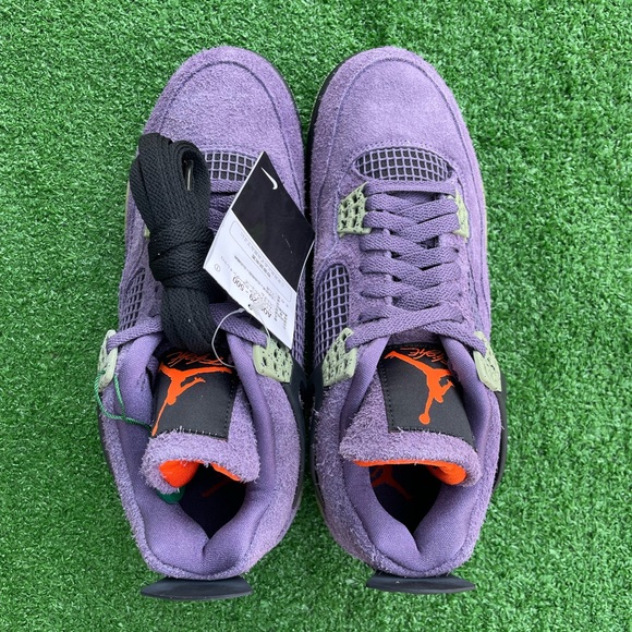 -Edm- 👾*NEW* Air Jordan 4 Retro “Canyon Purple” (Sz 8.5) - Picture 6 of 10